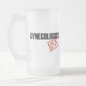 休みの婦人科医 フロストグラスビールジョッキ (左)