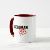 休みの婦人警官 マグカップ (正面左)