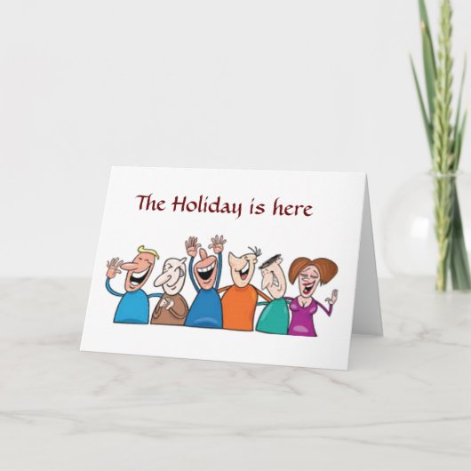 休みの時楽しむ間だ!!!!クリスマスカード カード (正面)