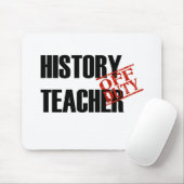 休みの歴史の先生ライト マウスパッド (マウス)