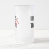 休みの歴史の先生 フロストグラスビールジョッキ (中央)