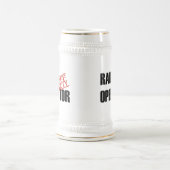 休みの無線オペレータ ビールジョッキ (中央)