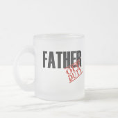 休みの父 フロストグラスマグカップ (左)