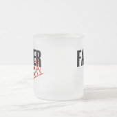 休みの父 フロストグラスマグカップ (中央)