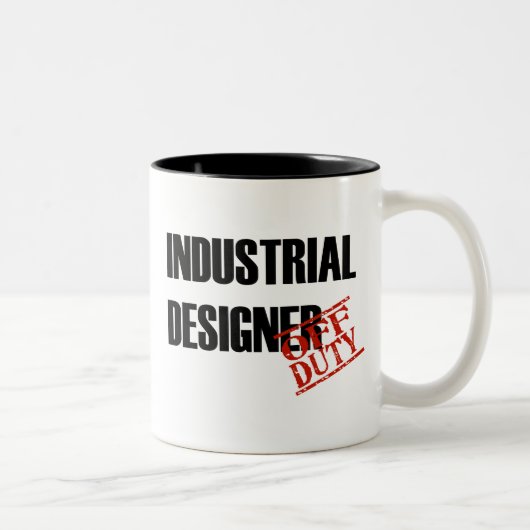 休みの産業デザイナー ツートーンマグカップ (右)