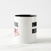 休みの産業デザイナー ツートーンマグカップ (中央)