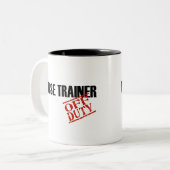 休みの調教師 ツートーンマグカップ (正面左)
