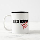 休みの調教師 ツートーンマグカップ (左)