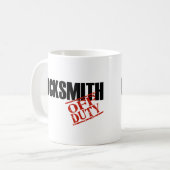 休みの錠前屋 コーヒーマグカップ (正面左)