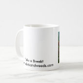 休みをとって下さい! コーヒーマグカップ (正面左)