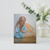 休みバレエダンサーのシンデレラ ポストカード (スタンド正面)