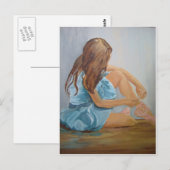 休みバレエダンサーのシンデレラ ポストカード (正面/裏面)