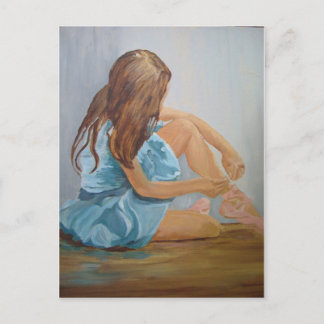 休みバレエダンサーのシンデレラ ポストカード