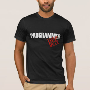 休みプログラマー Tシャツ