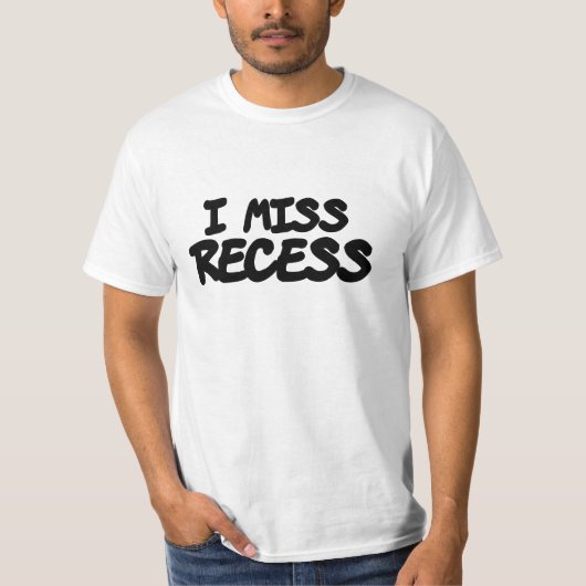 休み恋しく思中 Tシャツ (正面)