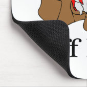 休み(睡眠のサンタ) マウスパッド (コーナー)