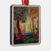 休んでいるユダヤ人のコメディアン1910年代 メタルオーナメント (右)