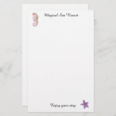 休カスタマイズ行状の頭を固定 便箋 (正面/裏面)