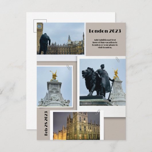 休パーソナライズされた暇 ポストカード (正面/裏面)