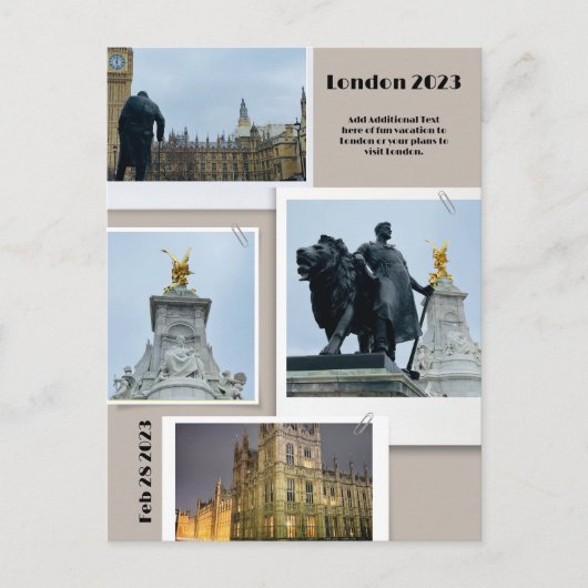 休パーソナライズされた暇 ポストカード (正面)