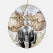 休メリー日 セラミックオーナメント (左)