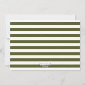 休モダン休 |ホリデーフォトカード シーズンカード (裏面)