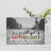 休モダン日 |ホリデーカード シーズンカード (スタンド正面)