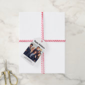 休企業の日 | スモールビジネスの写真とロゴ ギフトタグ (より糸付き)