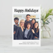 休企業の日 | 白黒1枚の写真 シーズンカード (スタンド正面)