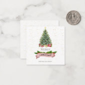 休企業の日 | Merry Christmas Note Card ノートカード (正面/裏面インサイチュ)
