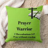 「休息して、リラックス祈りの言葉・ウォリアーで再充電 クッション (ブランケット)