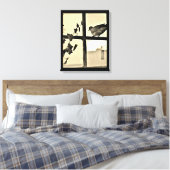 休息する キャンバスプリント (インサイチュ (寝室))