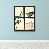 休息する キャンバスプリント (インサイチュ (ウッドフロア))