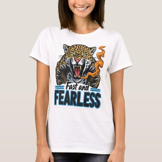 休息と恐れを知らない：力を与えリラックスる Tシャツ (正面)