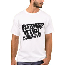 休息なんて聞いたことない フィットネスTシャツ