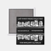 休息に置かれる場合は安静を取る マグネット (正面/裏面)