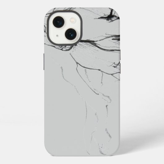 休息のアスリート iPhoneケース (裏面)