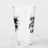 休息のビーチの顔の単語 タンブラーグラス (左)