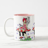 休息の妖精 ツートーンマグカップ (左)
