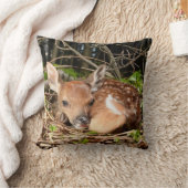 休息の子鹿 クッション (ブランケット)