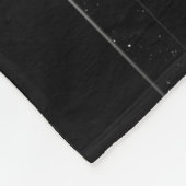 休息の黒猫および満月のフリースブランケット フリースブランケット (角)