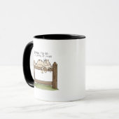 休息をたっぷり取る – Ringer Mug マグカップ (正面左)