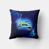 休息ウィッチ顔 クッション (裏面)