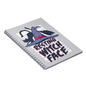 休息ウィッチ顔 ノートブック (右側)