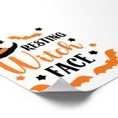 休息ウィッチ顔 ポスター (角)