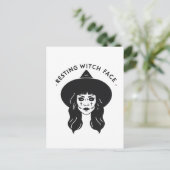 休息ウィッチ顔 ポストカード (スタンド正面)