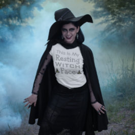 休息ウィッチ顔 Tシャツ