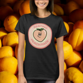 休息ピーチ顔 Tシャツ