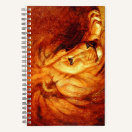 休息ライオン（Abbott Handerson Thayer著） ノートブック