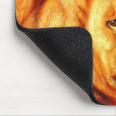 休息ライオン（Abbott Handerson Thayer著） マウスパッド (コーナー)